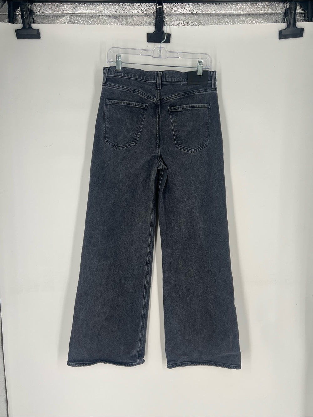Citizens of Humanity Paloma Dark Wash Black Straight Leg High Waist Jeans 28 - Picture 6 of 11